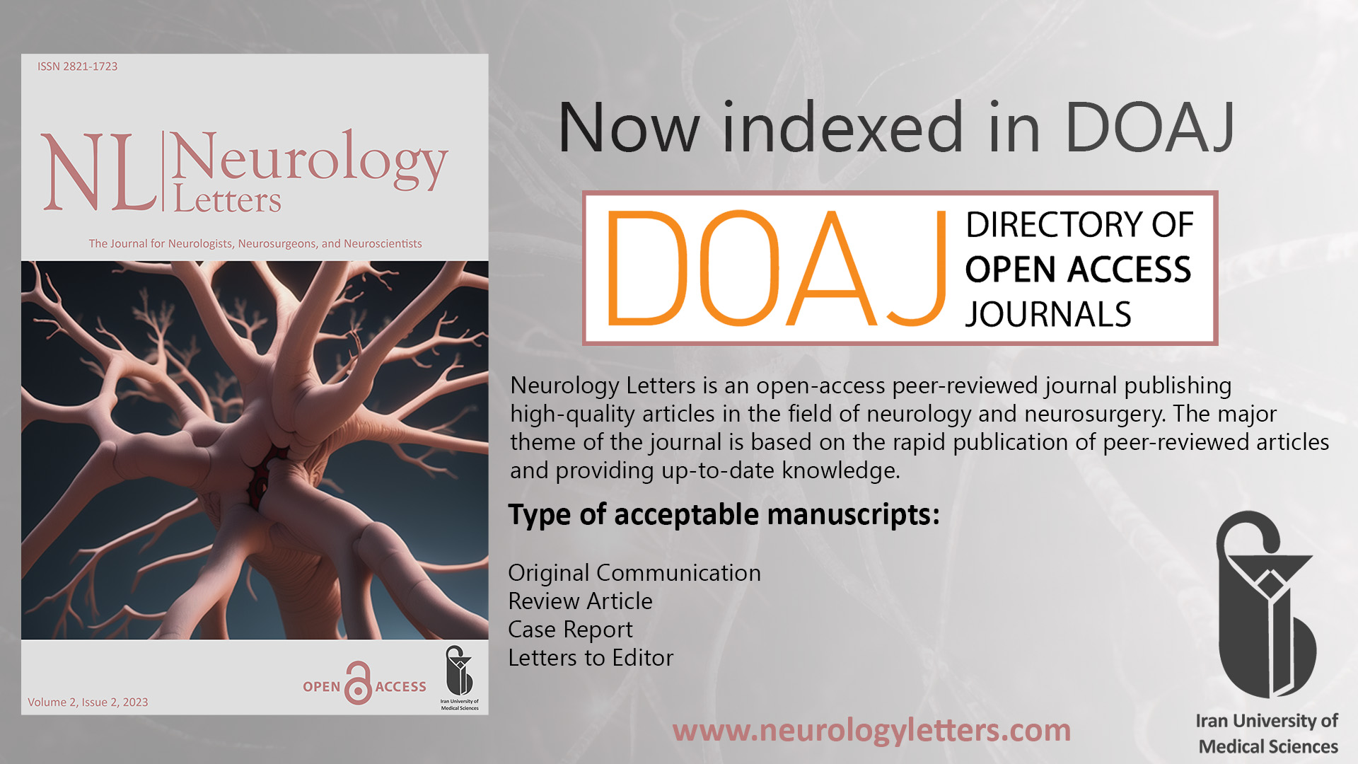 Indexing in the DOAJ (DIRECTORY OF OPEN ACCESS JOURNALS)